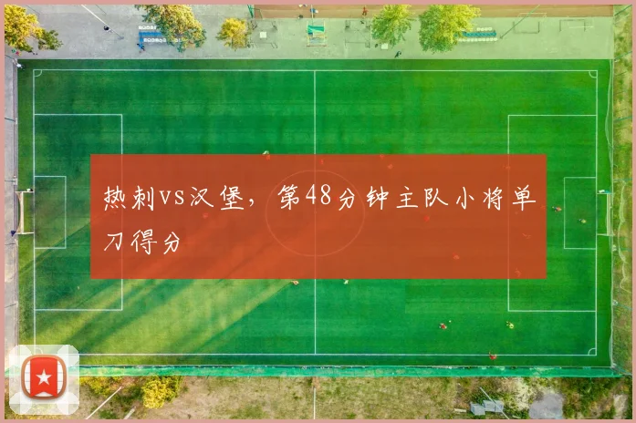 热刺vs汉堡,第48分钟主队小将单刀得分